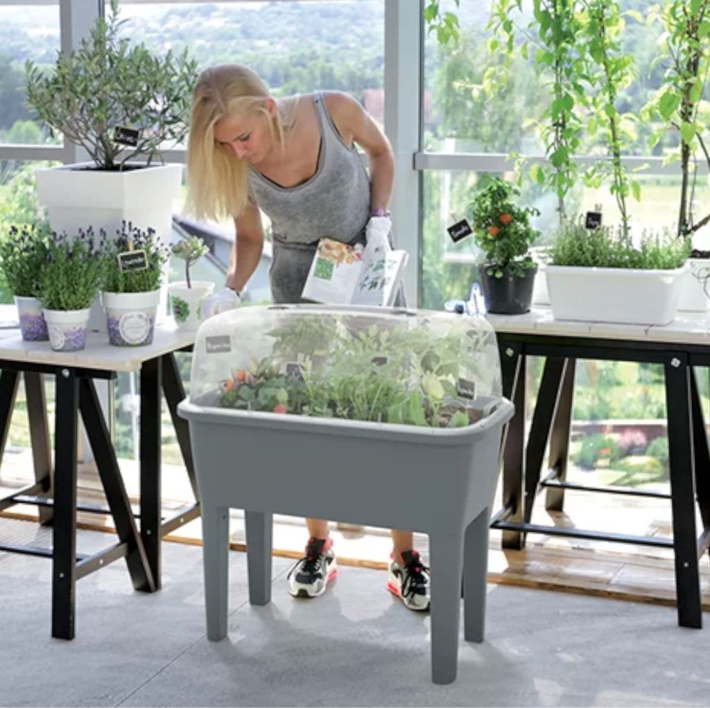 Gewächshaus RESPANA PLANTER SET - anthrazit Produktbild 10