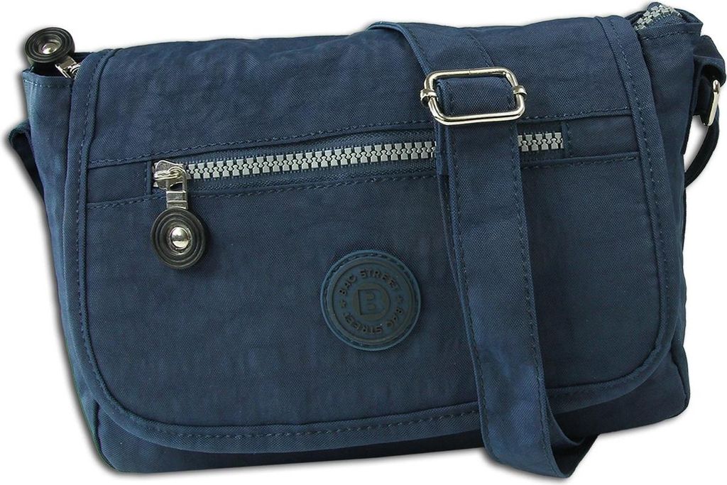 Bag Street Nylon Umhängetasche navy Damen Tasche OTJ201B