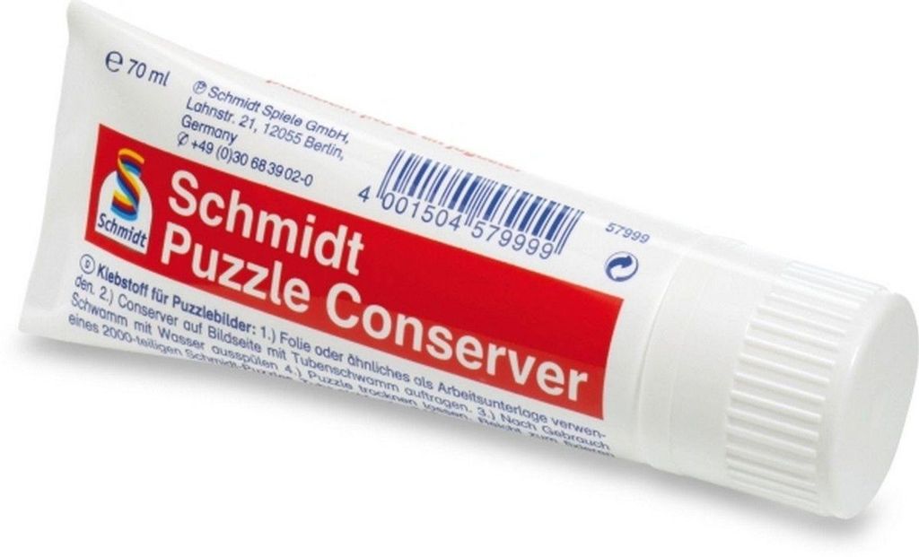 Schmidt Spiele 57999, Puzzle-Kleber, Rot, Weiß Produktbild 