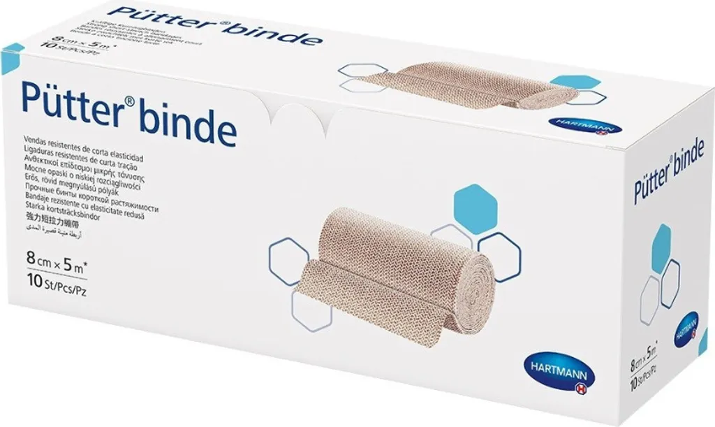 Soigner l'Insuffisance Veineuse avec Hartmann Pütterbinde 8cm x 5m 10x