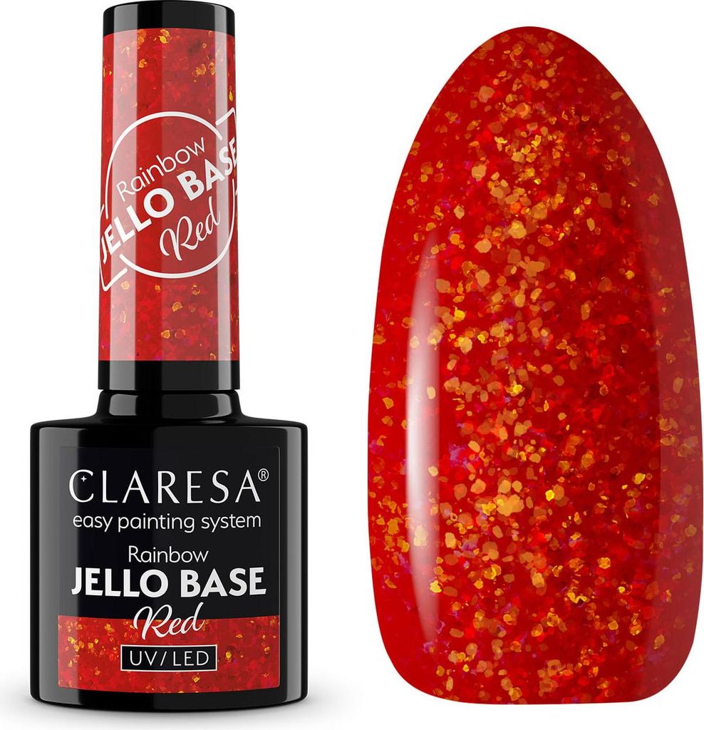 Claresa Regenbogen Jello Base Rot / 9181
