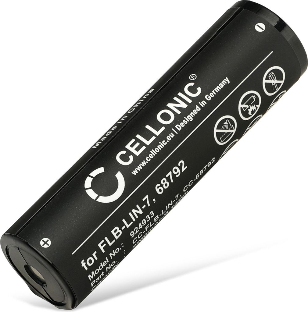 subtel 1x Akku für Beleuchtung / Taschenlampe Kompatibel mit Inova T4, UR611, Kompatibel mit Streamlight 68792 - (2200mAh, 3.7V)
