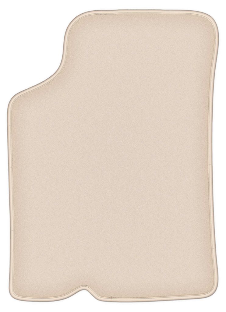 DURBAN Beige Velours-Fahrerfußmatte für Kia Sephia II Limousine (1997-2001)