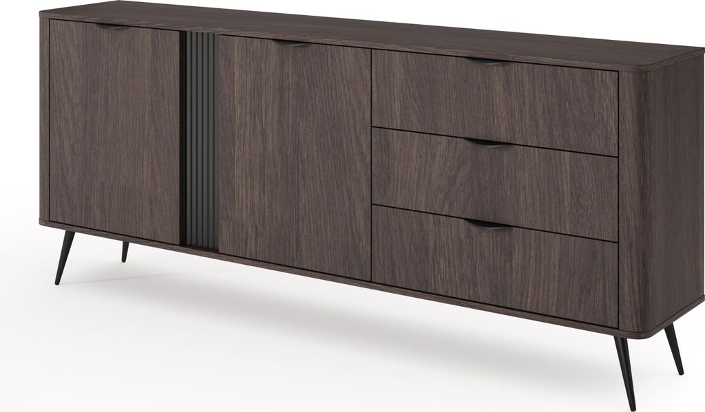 BETTSO Zweitürige Kommode ARVIS 195 cm - Stilvoll in Produktbild 