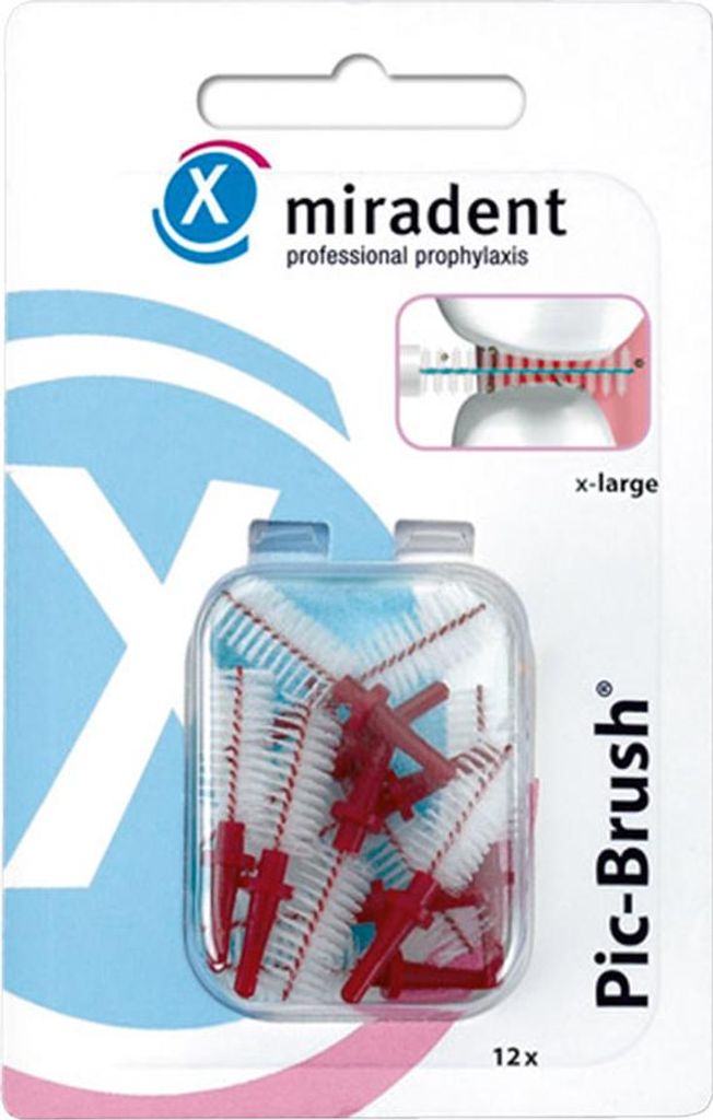 Miradent Interdentalbürste Pic-Brush x-Large bor. 12 St