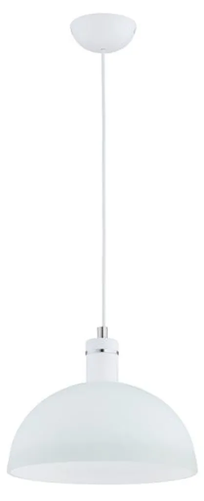 Suspension DAMA ONE blanche Alfa - Métal 30cm - 1xE27 - Luminaire Moderne