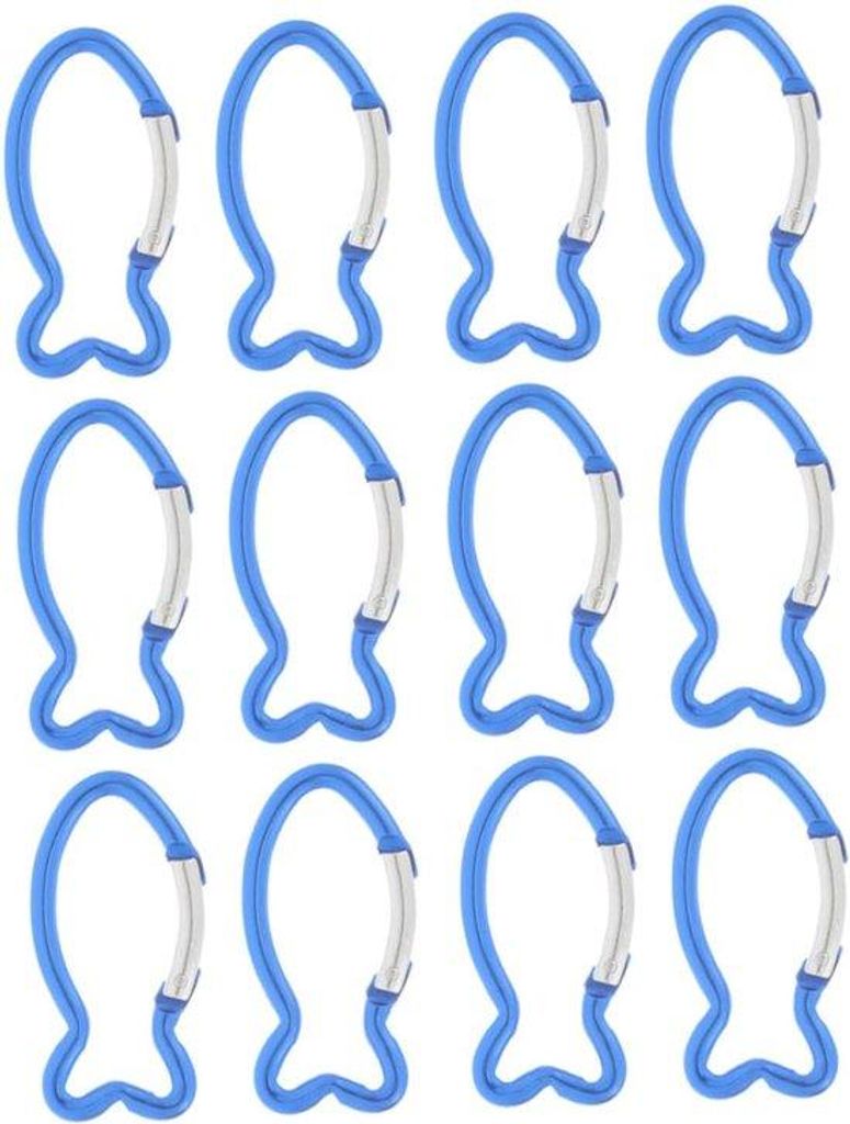 Set aus 12 Metallangeln, dauerhafter Aluminiumlegering-Klettergriff, Campingzubehör für Wandern und Outdoor-Aktivitäten