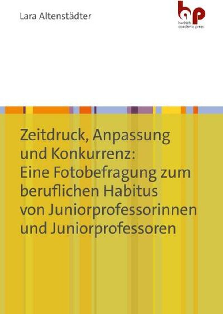 Zeitdruck, Anpassung und Konkurrenz: Eine Fotobefragung zum beruflichen Habitus von Juniorprofessorinnen und Juniorprofessoren