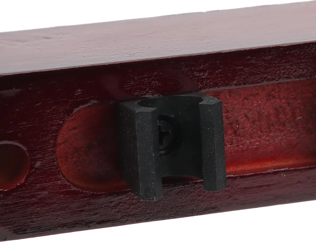 Support de queue de billard mural avec clips - Rangement bois 6 trous