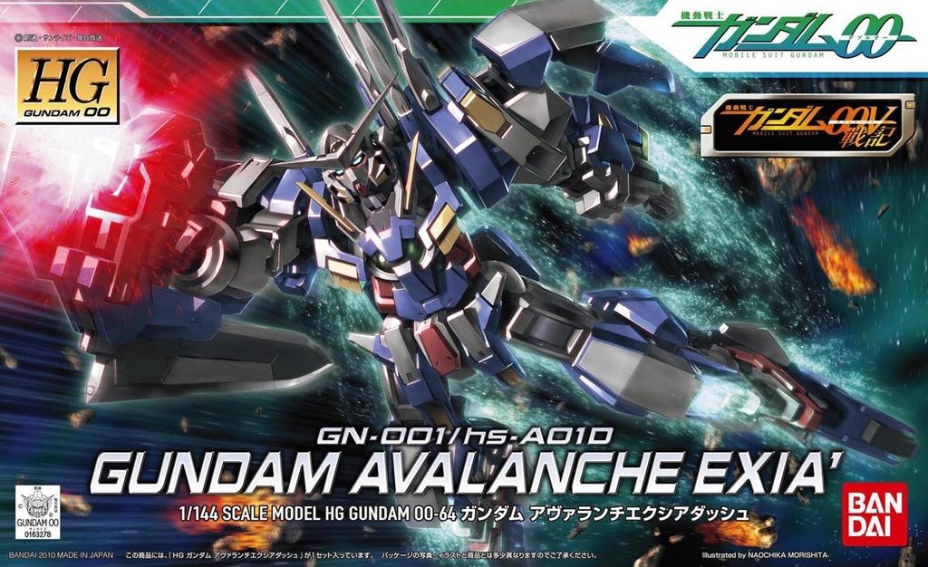 Hg 1/144 Gundam Avalanche Exia Bl