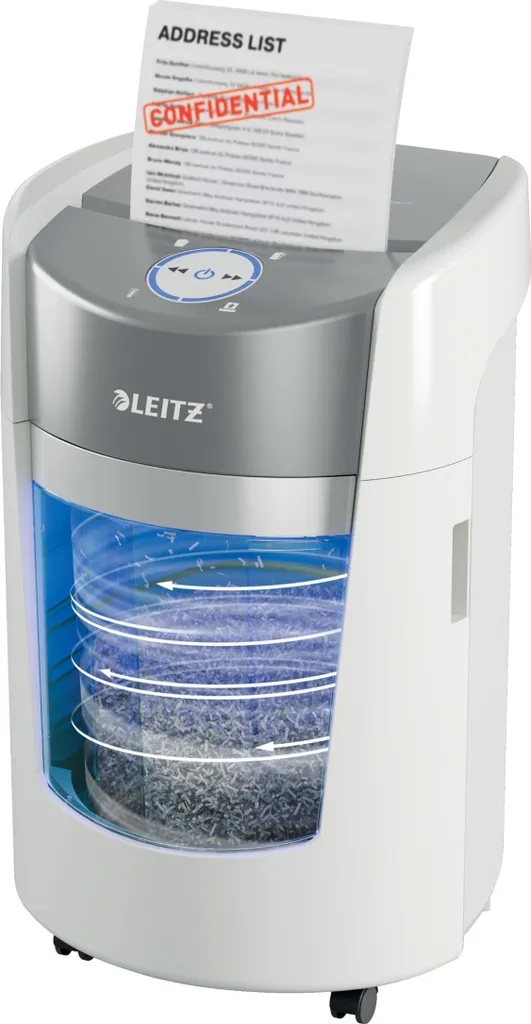 Broyeur de documents automatique Leitz IQ OptiMax 350 haute sécurité
