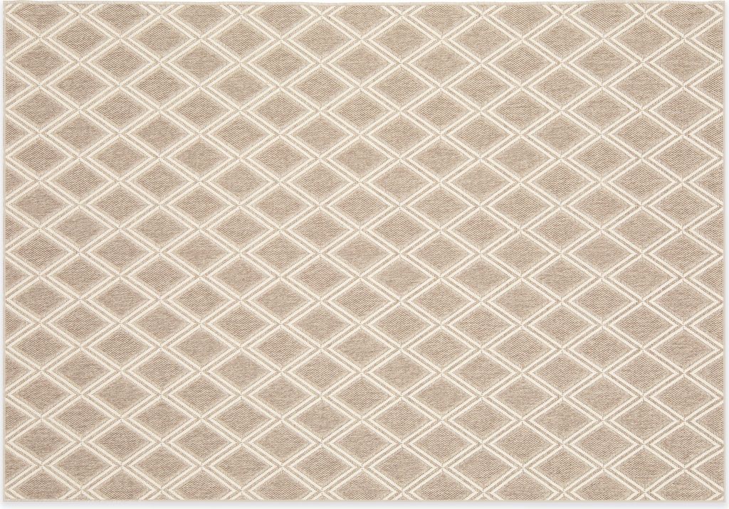 In- & Outdoor Teppich UMAR, Serie "Noma", Creme-Beige, 160 x 230 cm