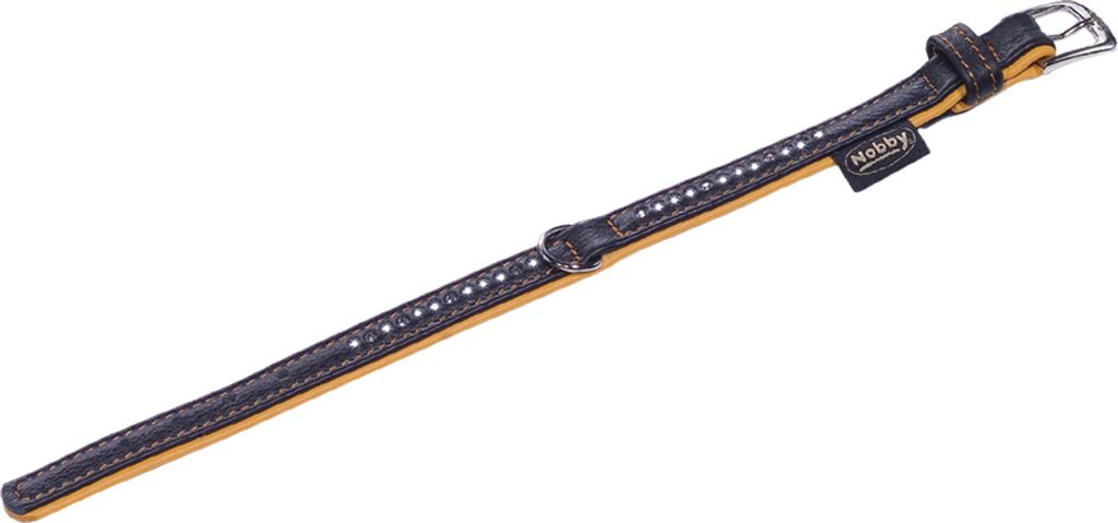 Nobby Pacific Deluxe, Hund, Standardkragen, Schwarz, Orange, Einfarbig, XS, 20 cm
