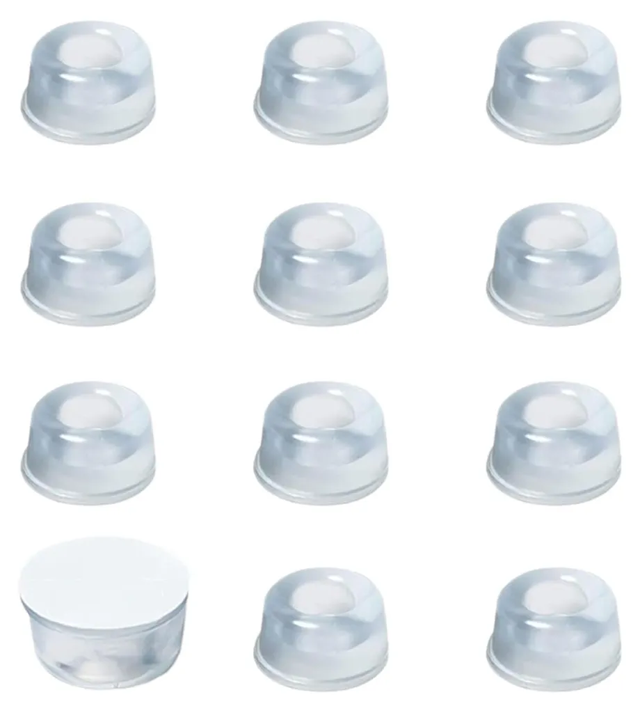 Butoirs en silicone autocollants anti-bruit - Protège vos murs et meubles