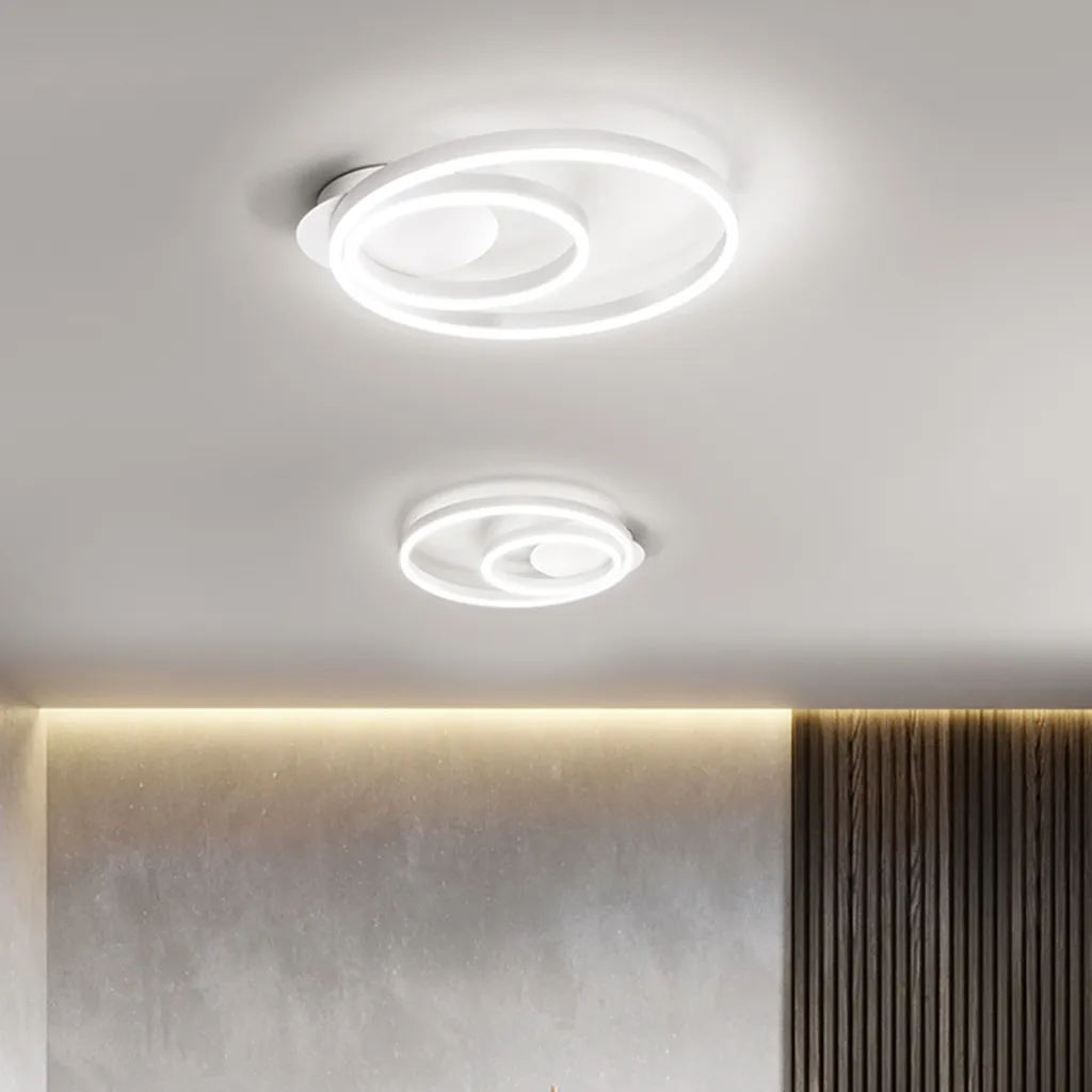 Plafonnier LED puissant 3360lm blanc évite l'éblouissement design CCT
