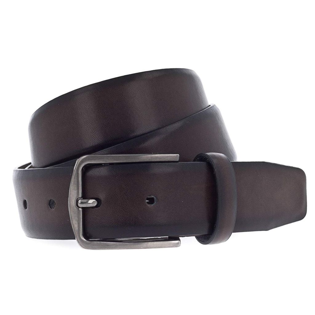 Vanzetti Leder Gürtel Classics 35mm Cambered Belt W95 Dark Brown braun
