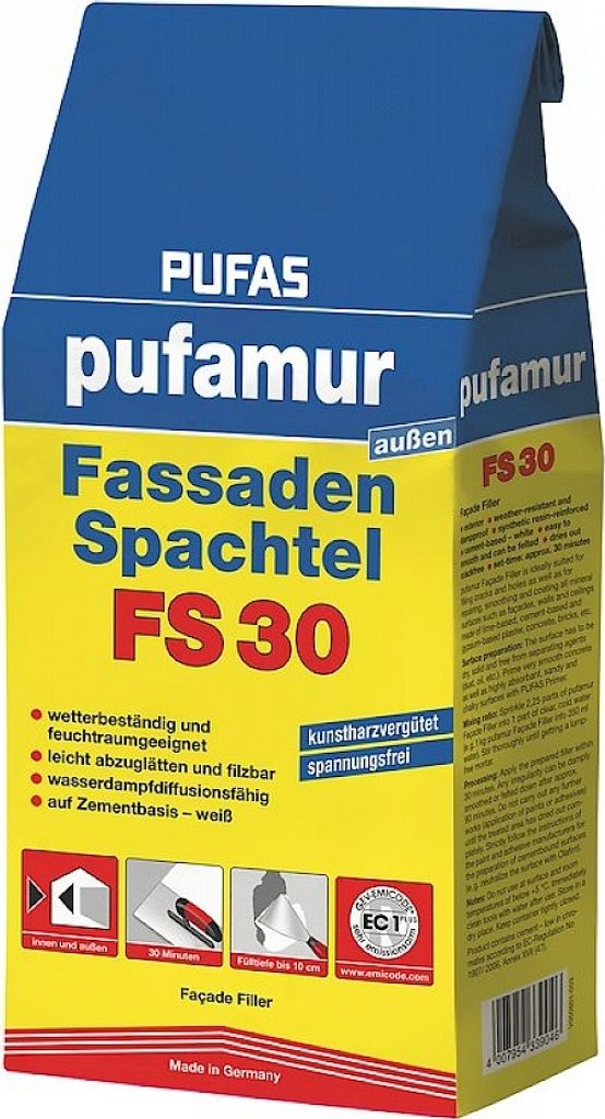 Pufas Pufamur Fassadenspachtel FS 30 5kg 33904000 Produktbild 