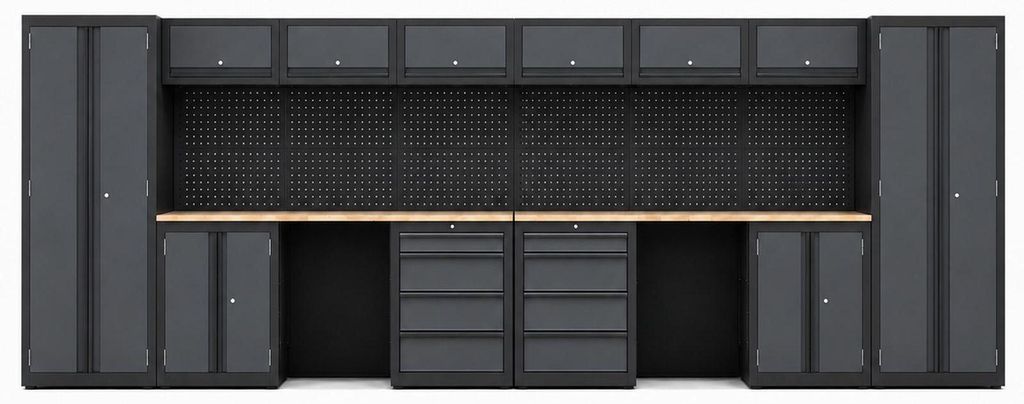 2x Werkstattwand 13-tlg. modulares Werkstattschranksystem Produktbild 