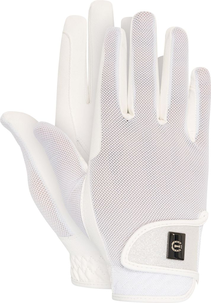 Imperial Riding KIDS Mesh Jersey Reit Handschuhe IRHSummercool white Turnier Kinder, Größe:6 years
