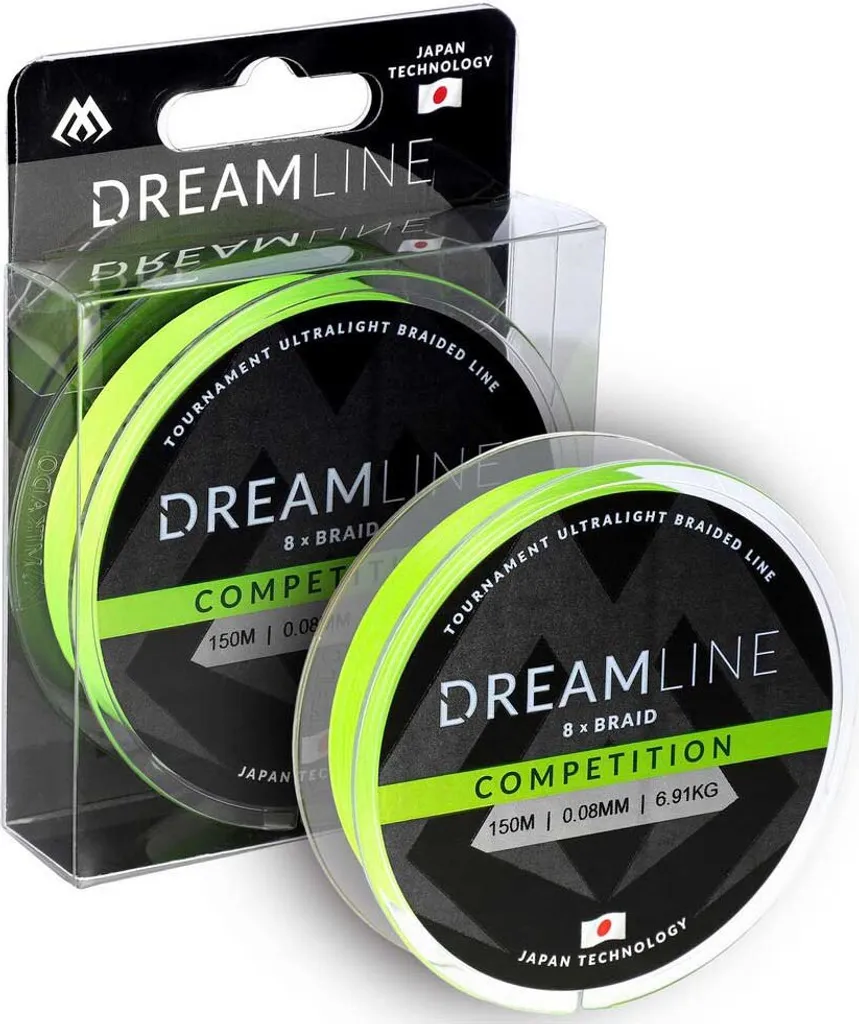 Tresse Jaune Mikado Dreamline 0.16mm 150m Haute Résistance Nœuds