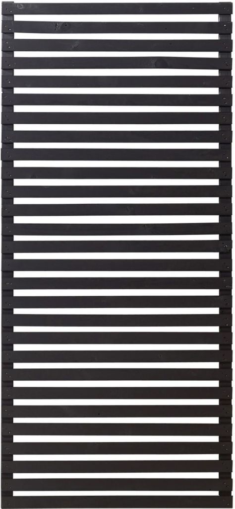 Plus Zaun Tokyo 83 x 180 cm schwarz