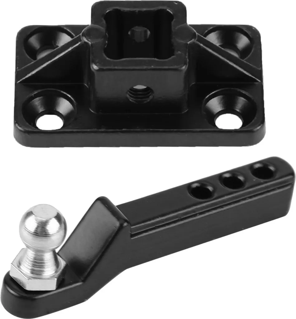 Gancio di Traino in Metallo RC per Cingoli - Ricambio Rinforzato Crawler