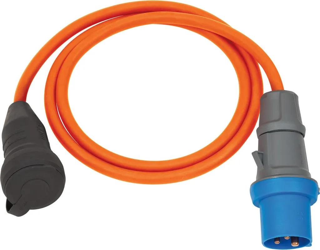 Adattatore CEE Brennenstuhl 1132920025 | Cavo Prolunga Arancione 1,5m