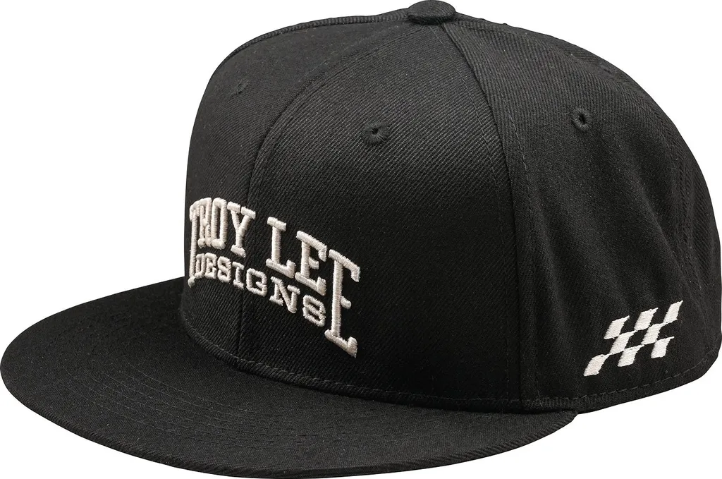Cappello TLD Flat Bill Scholar Nero - Accessorio Troy Lee Designs Outdoor