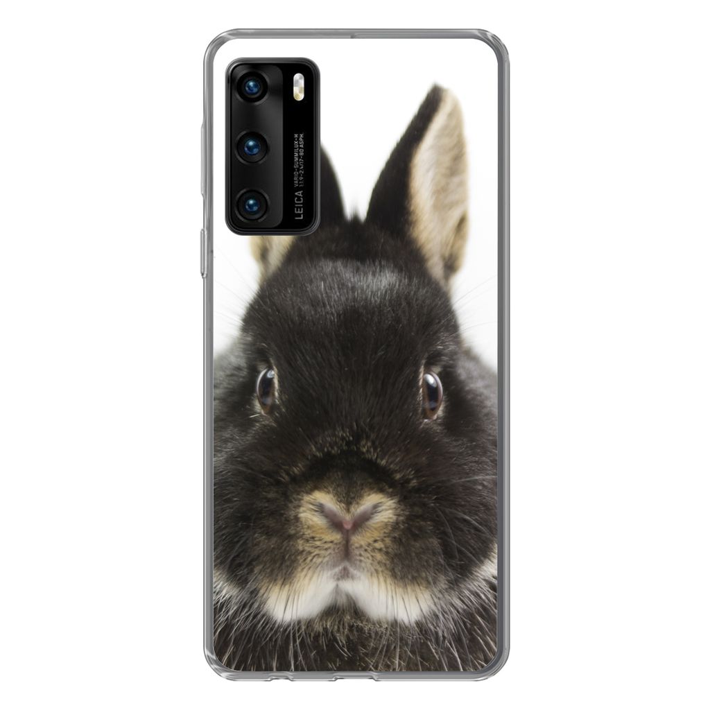 MuchoWow Handyhülle Schutzhülle Hülle für Huawei P40 Kaninchen - Haustiere - Fell Silikon Softcase Handy Hülle - Handytasche
