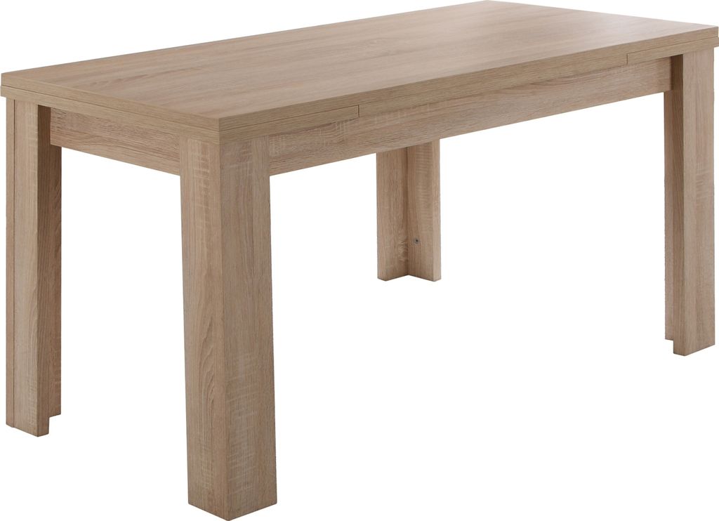 Kulissentisch >Monzi< (ausziehbar) in eiche sägerau - 110x78x60cm (BxHxT)