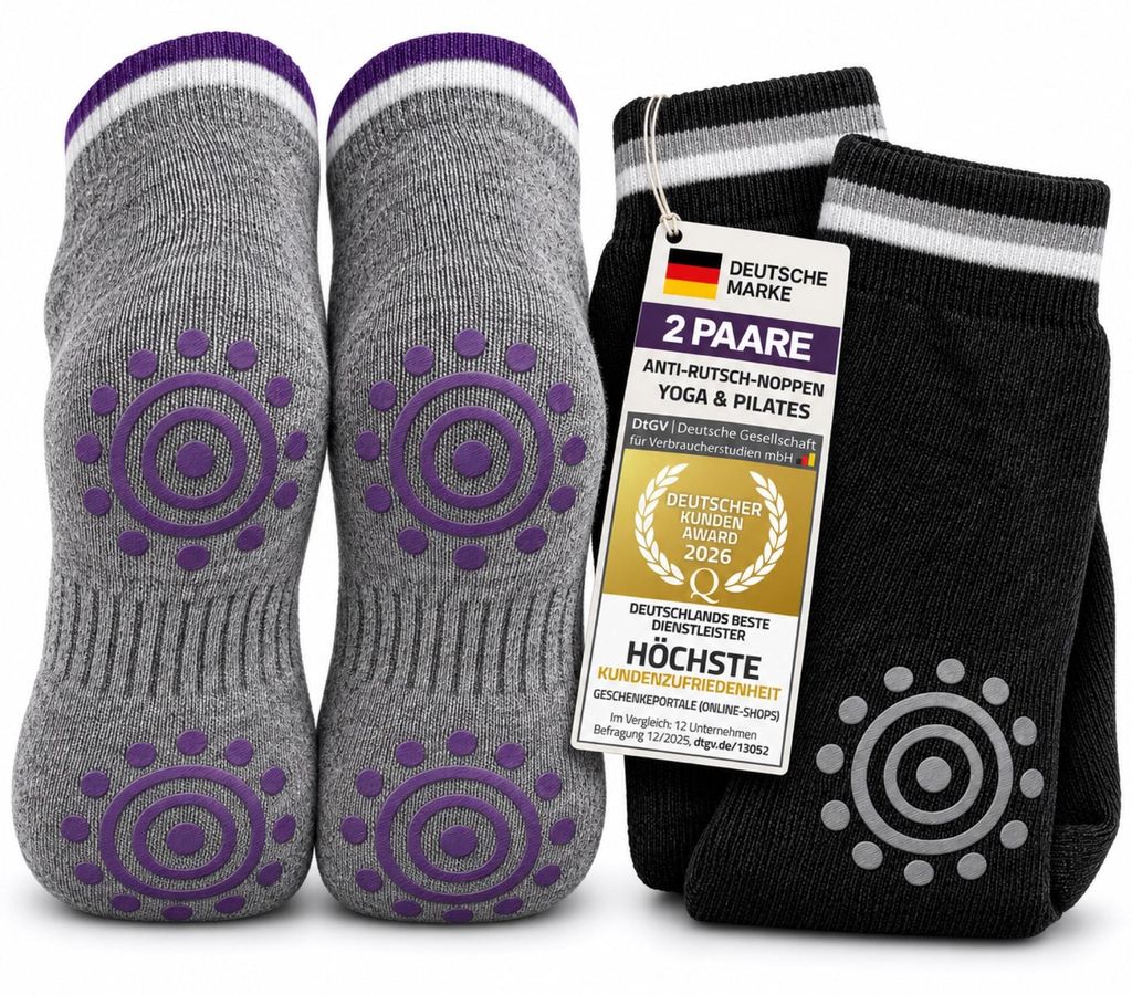 Dámské protiskluzové ponožky Body & Mind Yoga: 2 páry Obrázek produktu 