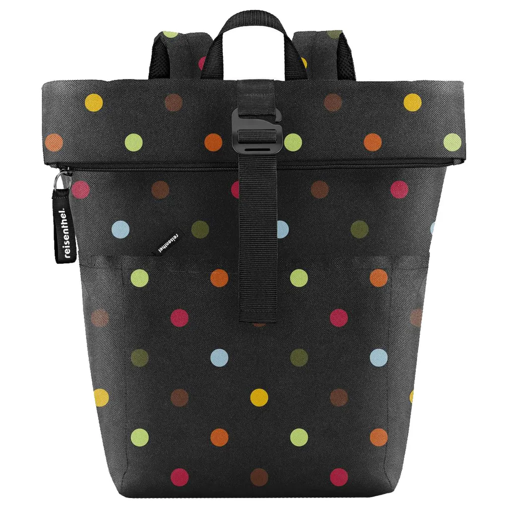 Sac à dos voyage 22 L reisenthel rolltop à pois imprimé Dots