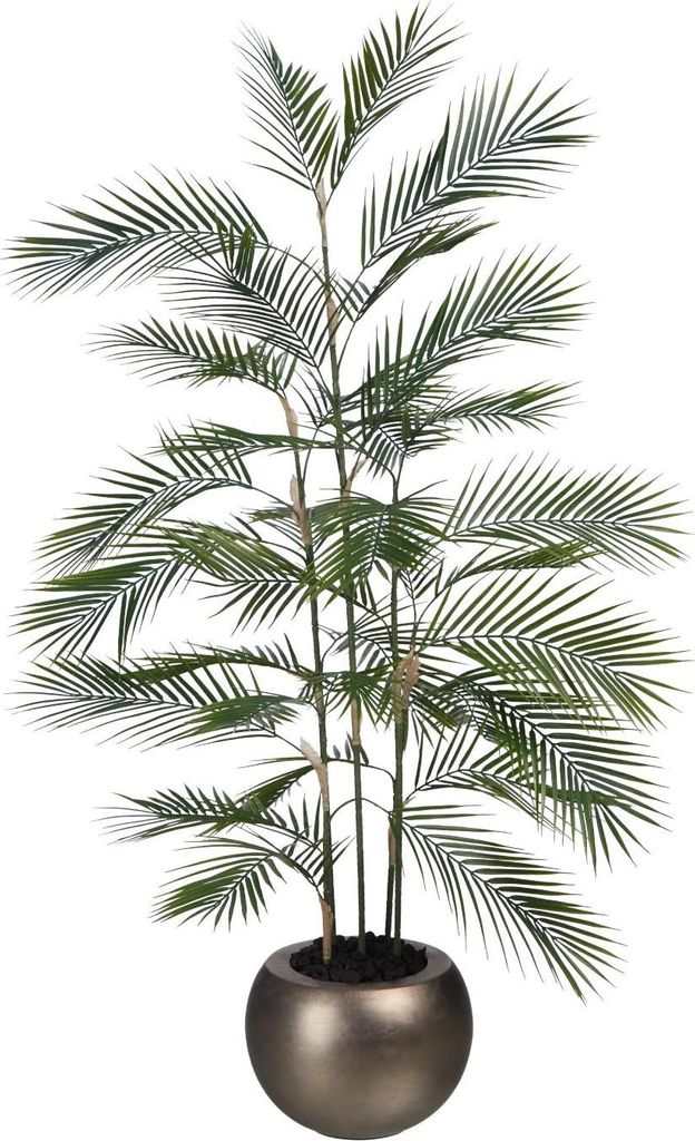 aplanta Künstliche Bergpalme - Nolte | 140 cm, für drinnen, Kunstbaum, wie echt, Allergiker geeignet, pflanzliche Dekoration Praxis, Office & Woh...