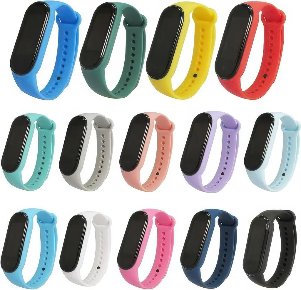 Bracelet pour Xiaomi Mi Band 6 et 5 Funband Sport en Silicone Étanche