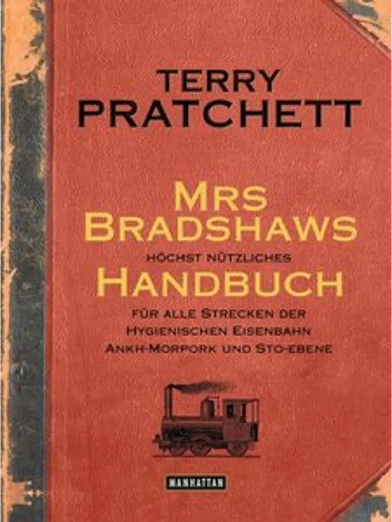 Guide Ferroviaire Ankh-Morpork Mrs Bradshaw avec Cartes et Plans de Sto