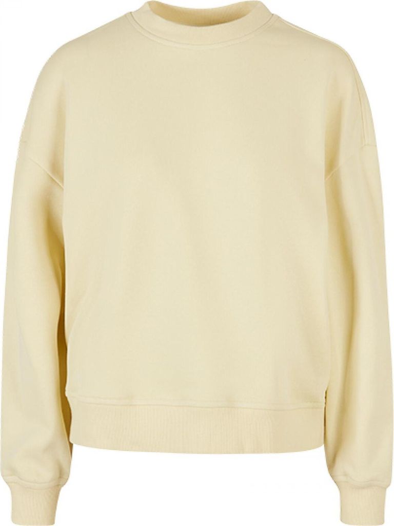 Build Your Brand BY212 | Ladies Oversized Crewneck Sweatshirt XS bis 5XL - Farbe: Soft Yellow - Größe: 5XL