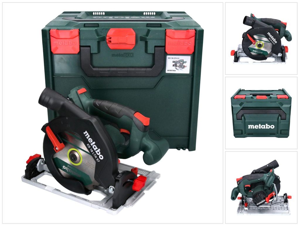 Metabo KS 18 LTX 57, Czarny, Zielony, Czerwony, Srebrny, Zdjęcie produktu 