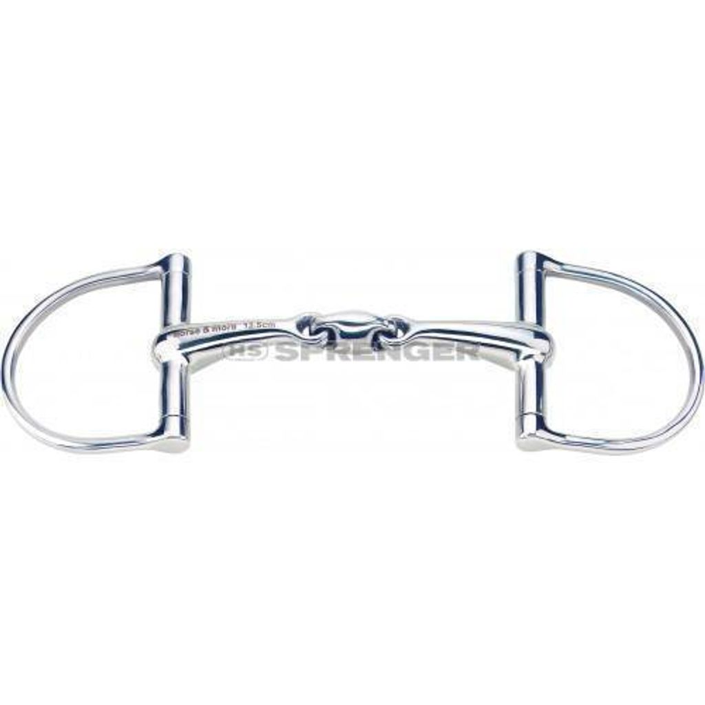 Sprenger D-Ring Trense Doppelt Gebrochen Max-Control 16 mm Stangenwirkung 125