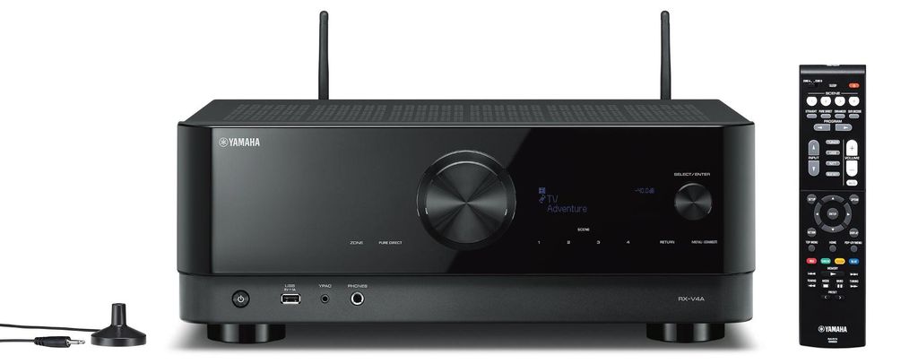 Yamaha RX-V4A, 5.2 kan., Surround, 115 W, 32-bit/384kHz, Zdjęcie produktu 