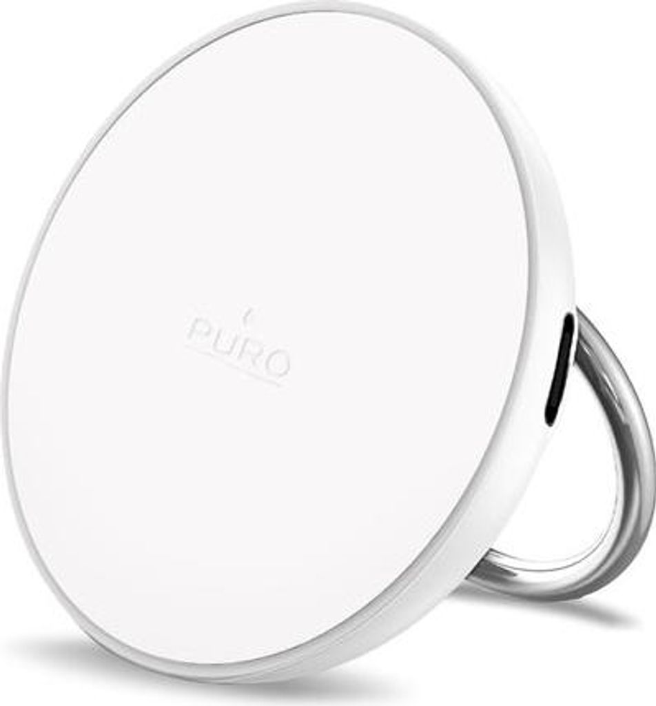 PURO PUCUSBCMAG2WHI Ladegerät für Mobilgeräte Smartphone Weiß USB Kabelloses Aufladen Drinnen