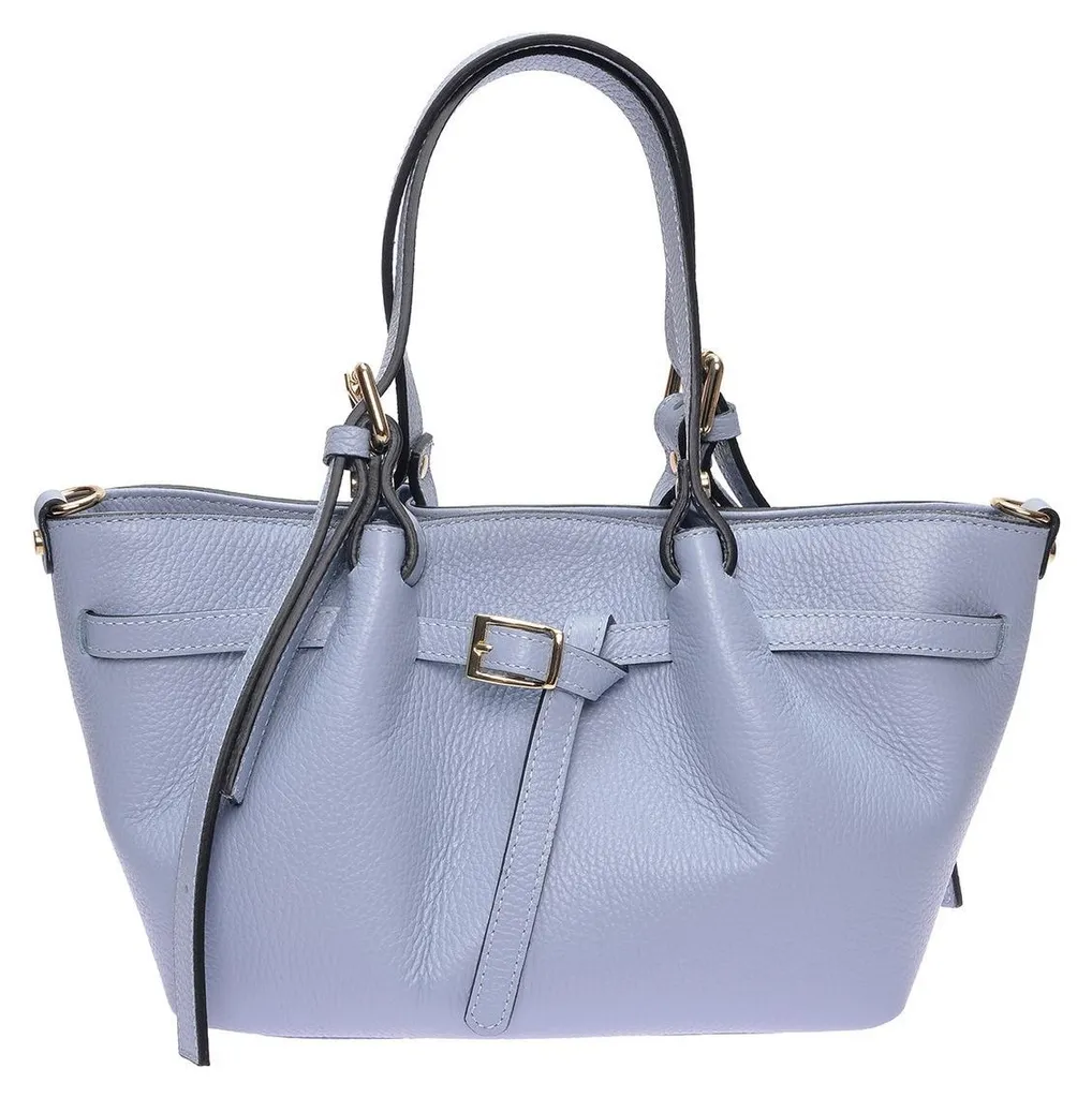 Cabas Luisa Vannini LV 1010T Celeste en Cuir Synthétique Premium SS26