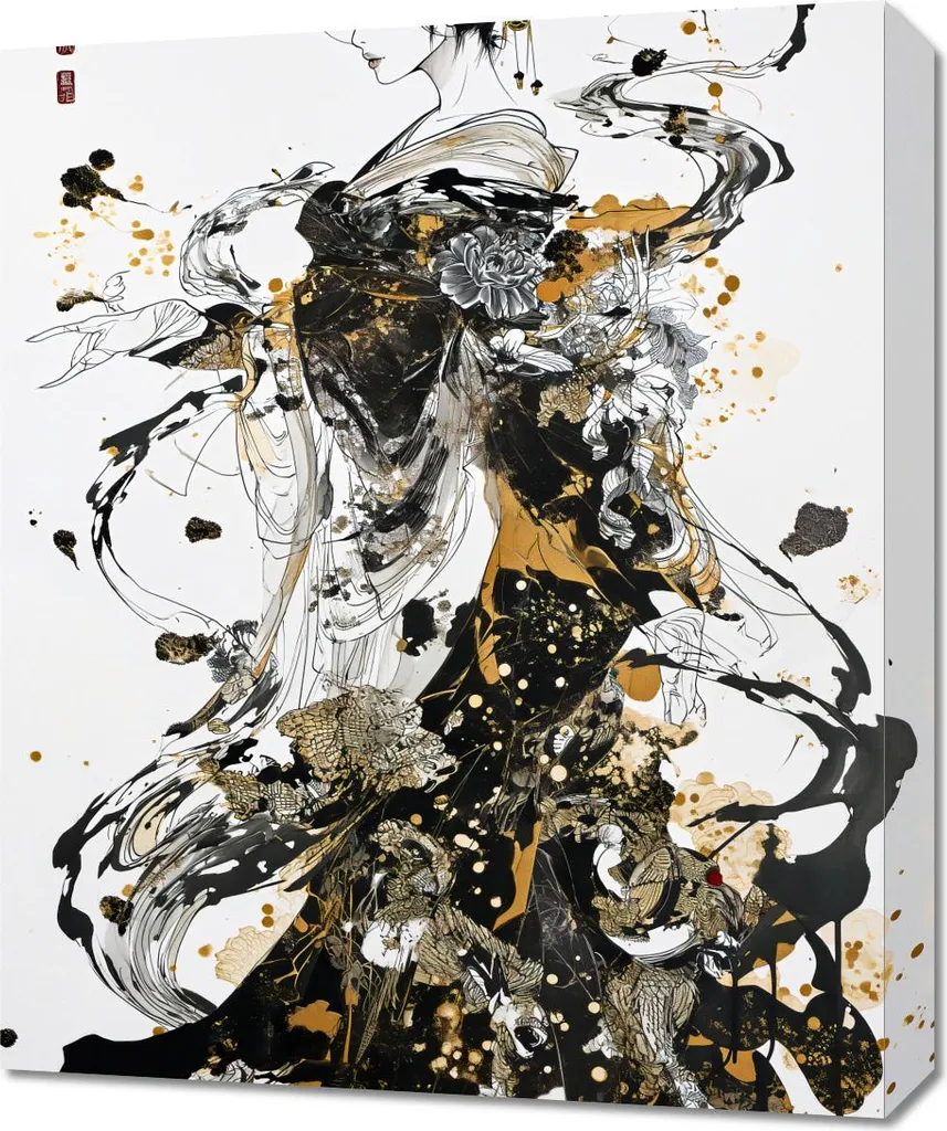 Image 50 x 60 cm Odyssées d'encre - Habillez vos Murs avec Modernité