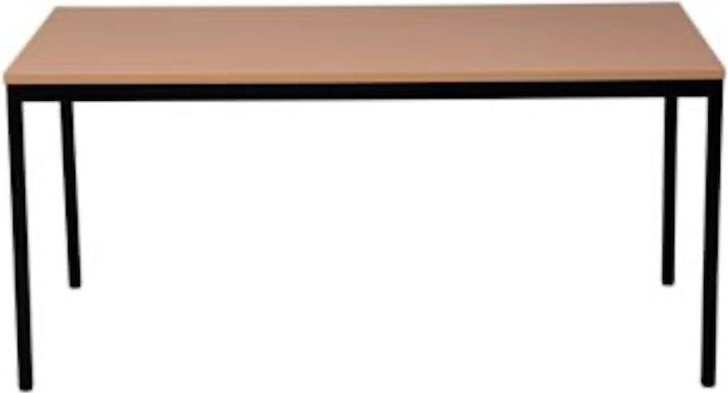 Bürotisch Wolf | Rechteckig | HxBxT 75x120x80 cm | Schwarz-Buche