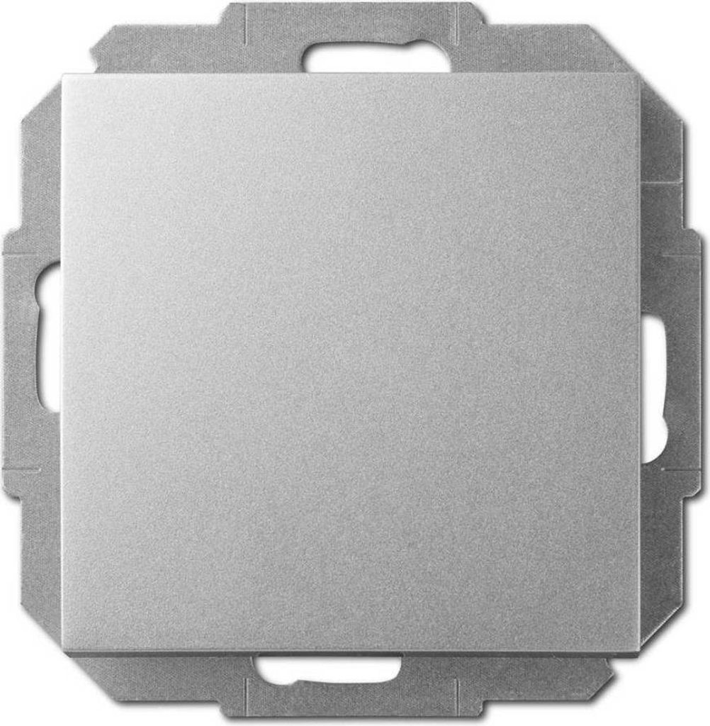 Unterputz Lichtschalter 10A silber Premium serie SENTIA