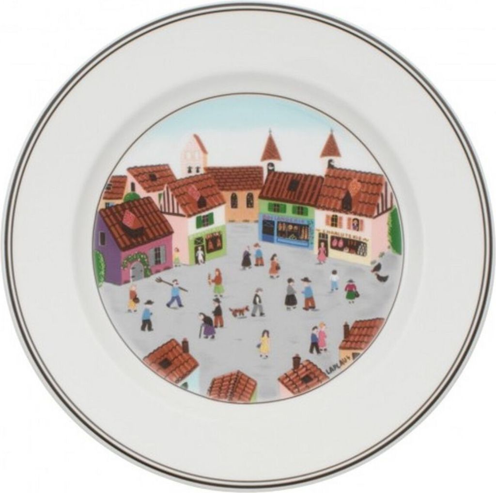 Villeroy & Boch Design Naif Frühstücksteller Dorf 21 cm