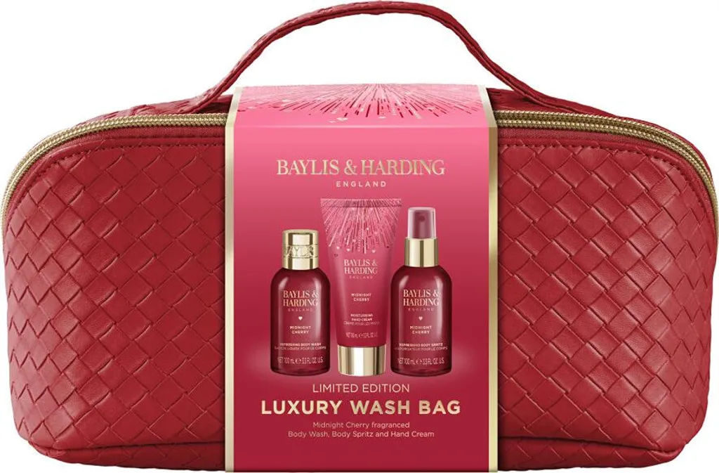 Coffret de maquillage complet Midnight Cherry avec sa trousse élégante