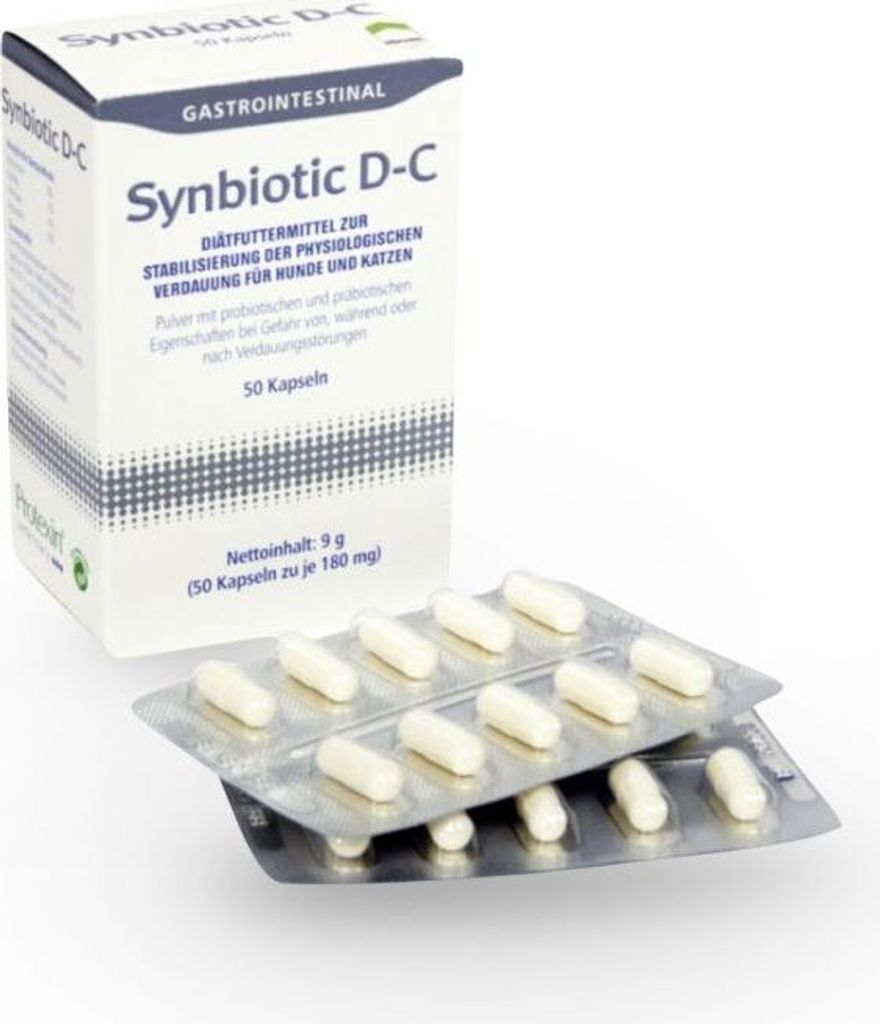 Synbiotic D-C 50 Kapseln für Hund und Katze Produktbild 