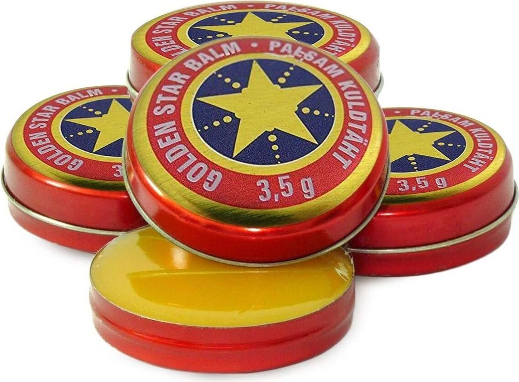 4x (4Stück x 3,5 g) Balsam Golden Stern Balm бальзам Produktbild 