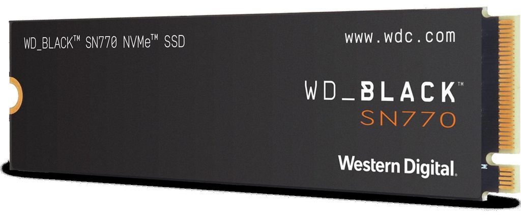 Western Digital Black SSD 1TB SN770 NvMe – Modelnummer: Productafbeelding 