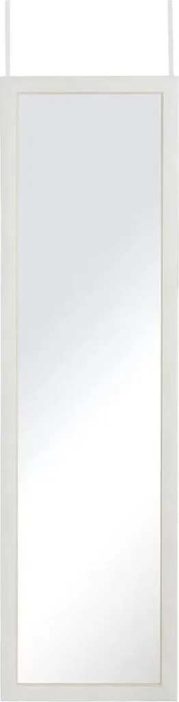 HowHomely | Specchio - Specchio decorativo - bianco - 126 x 36 cm - Specchio da parete